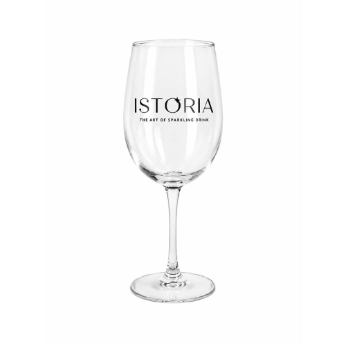 ღვინის ჭიქა Istoria Wine ბრენდირებით