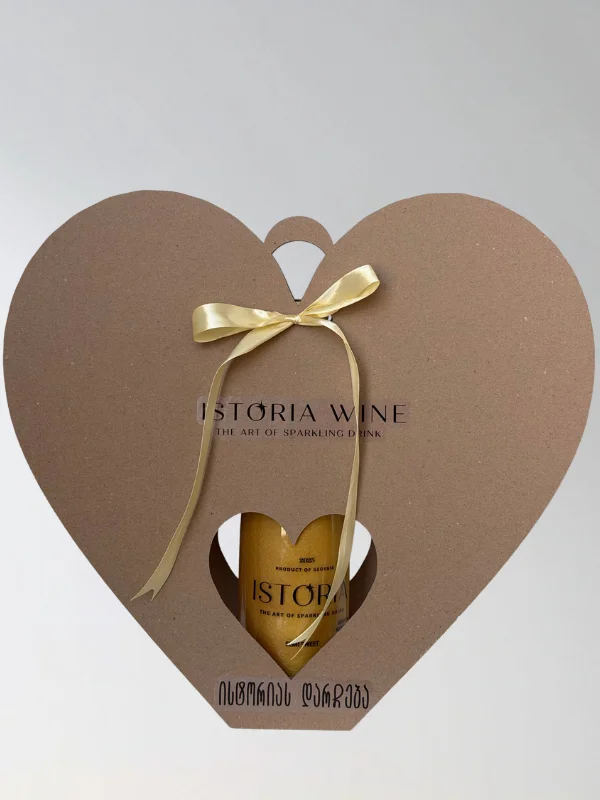 Istoria Wine - Sparkle Edition - გულის ფორმის ყუთით